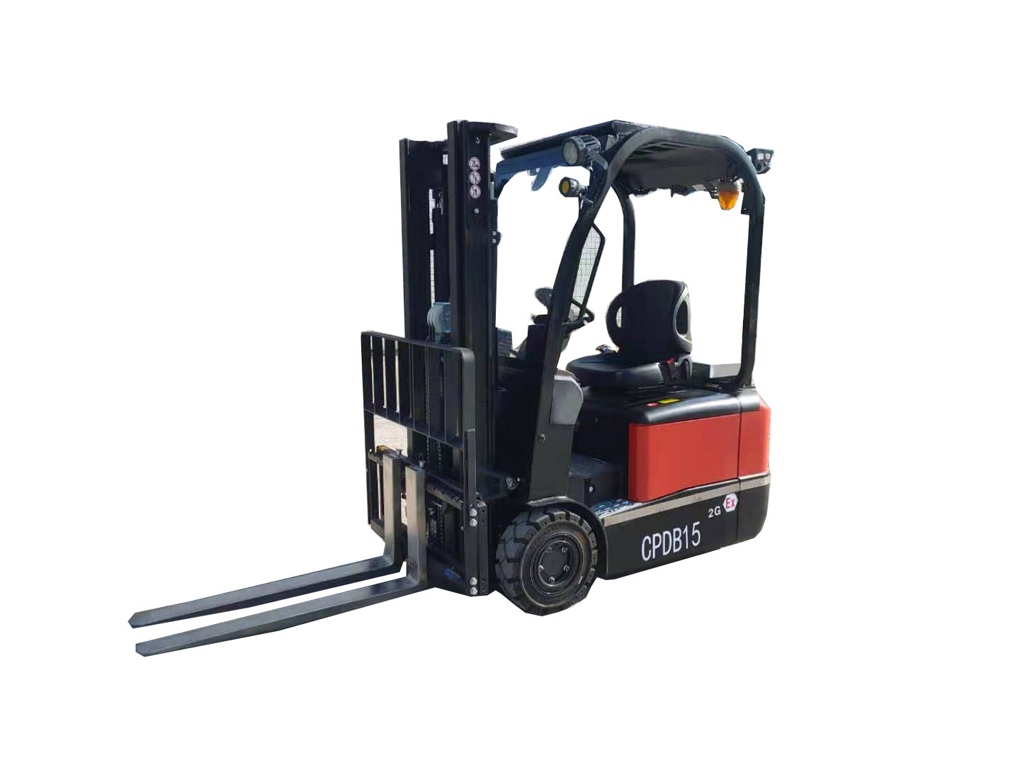 1.5噸鉛酸電池三支點防爆（bào）叉車